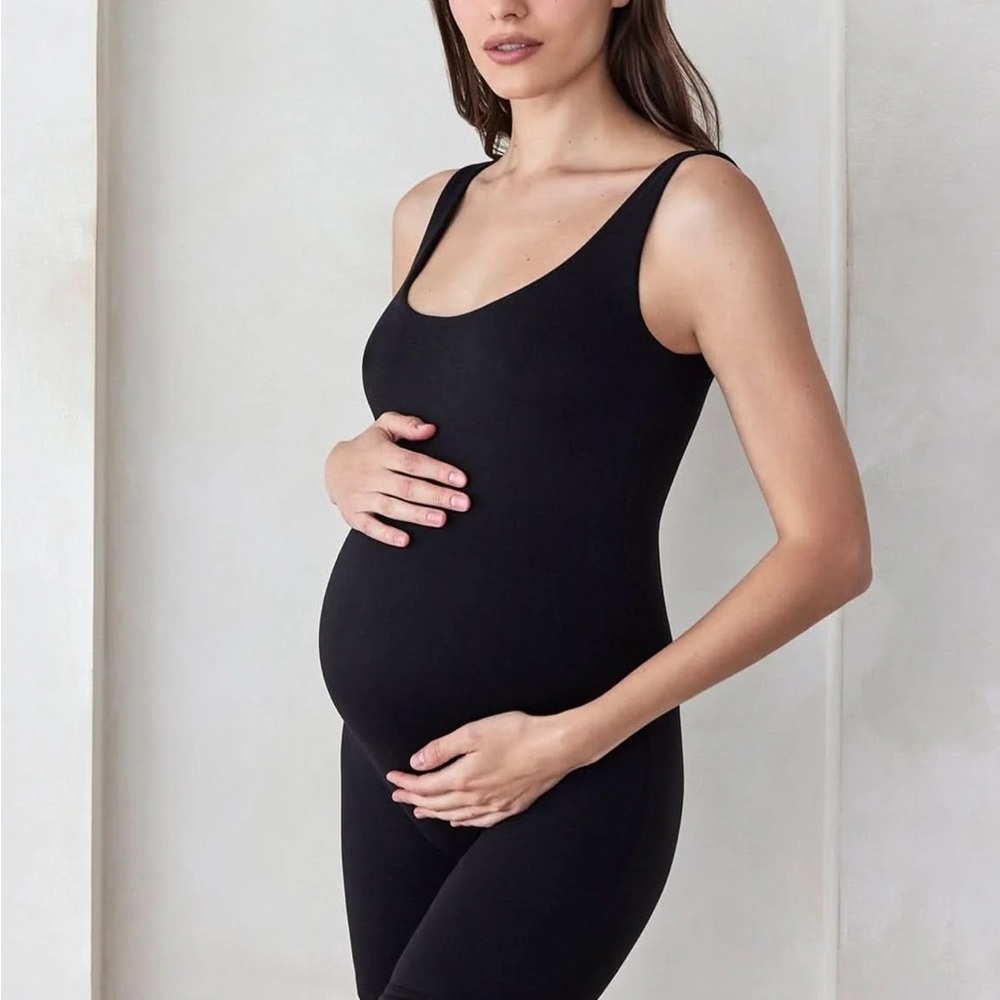 Bumpsuit The Cindy Maternity Romper, Side Medium, Black, Great Condition